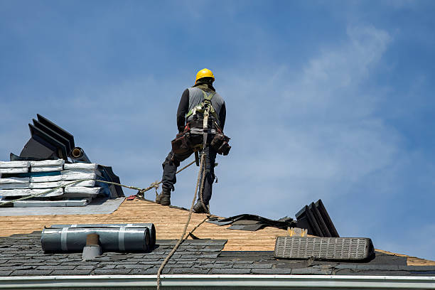 Professional Roof Installation technician working in Marshall, WA